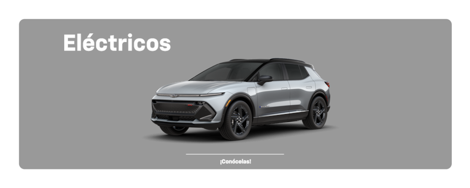 Nadie más que Chevrolet te ofrece un amplio portafolio de vehículos eléctricos con tecnología de baterías exclusivas de GM