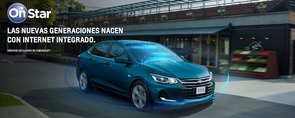 Nuevo carro sedán, Chevrolet Onix 2021 cuenta con sistema OnStar que te ofrece diagnóstico, seguridad, conectividad y asistencia 24/7. ¡Elige tu paquete! Todos los vehículos Chevrolet cuenta con la tecnología de OnStar que ofrece: asistencia 24/7, diagnóstico, seguridad y conectividad WIFI. ¡Todo a un clic!