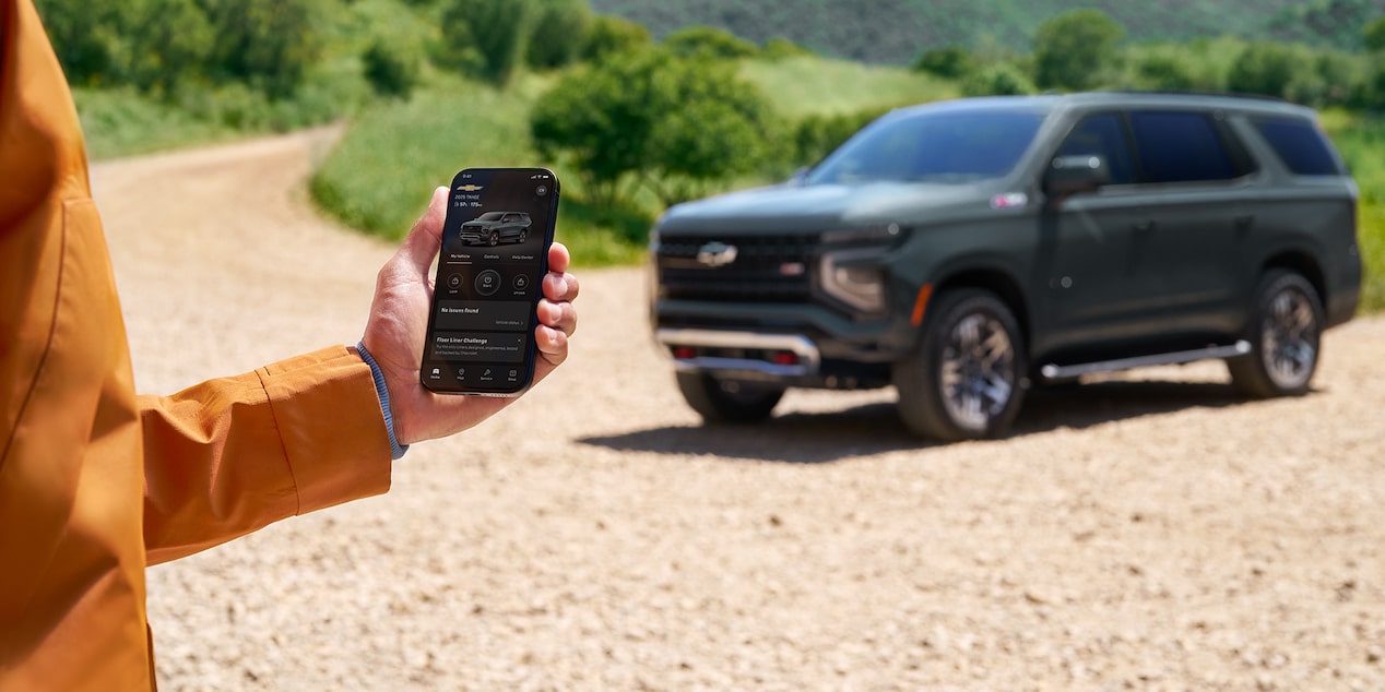 Plan Remote Access de OnStar® con acceso desde la app para consultar gasolina, presión de llantas y vida útil del aceite.