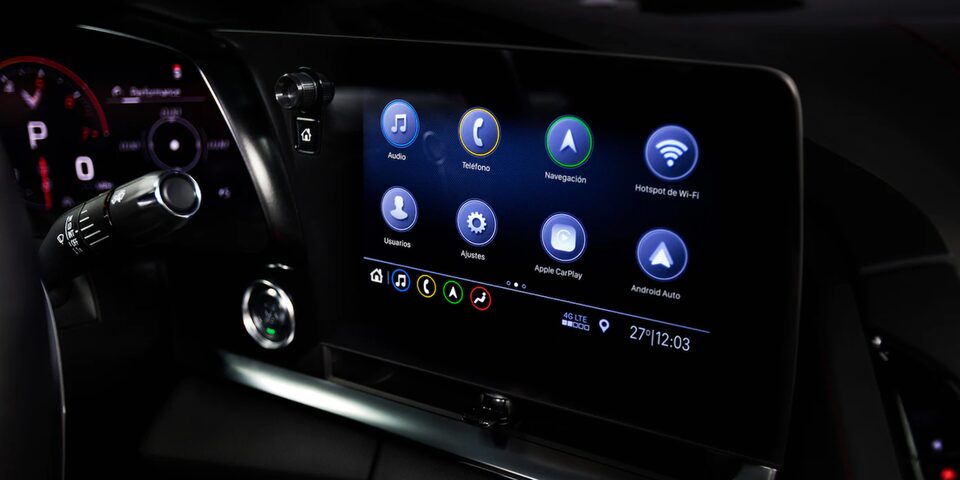Corvette 2022 equipado con la mejor tecnología y un control de comando