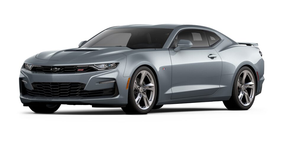 Chevrolet Camaro Coupé 2023, auto deportivo en color Sharkskin