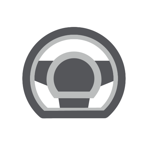 Ícono selector de modo deportivo en color gris