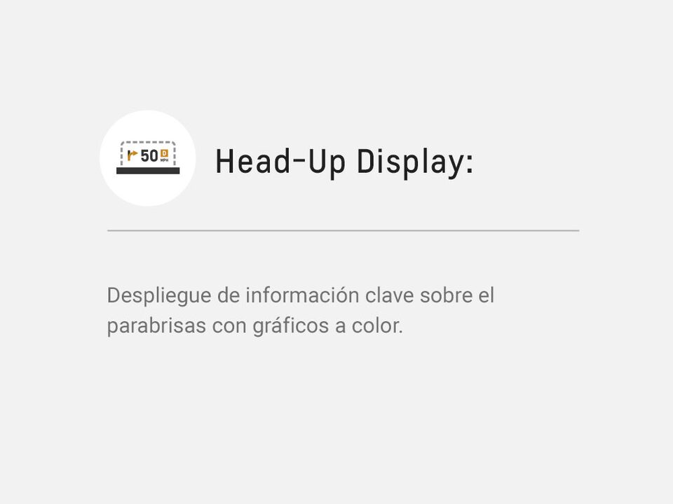 Ícono de Head-Up Display para Chevrolet Camaro Coupé 2023, auto deportivo