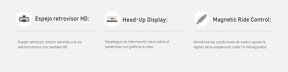 Íconos de alertas de seguridad para Chevrolet Camaro Coupé 2023, auto deportivo