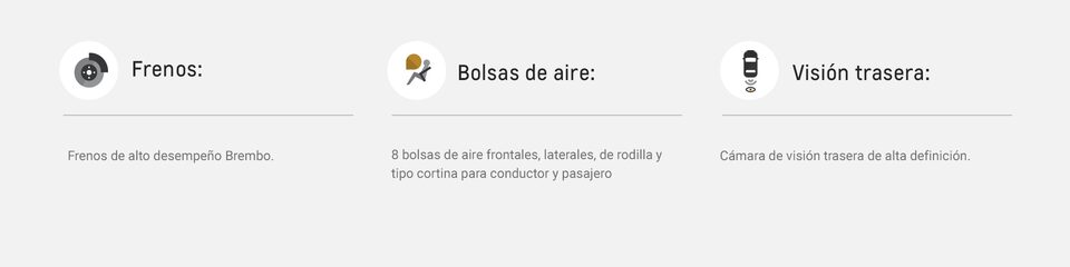 Íconos de alertas de seguridad para Chevrolet Camaro Coupé 2023, auto deportivo