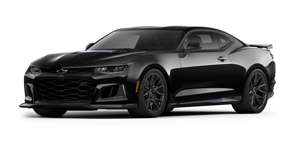 Chevrolet Camaro ZL1 2023, auto convertible en color Black
