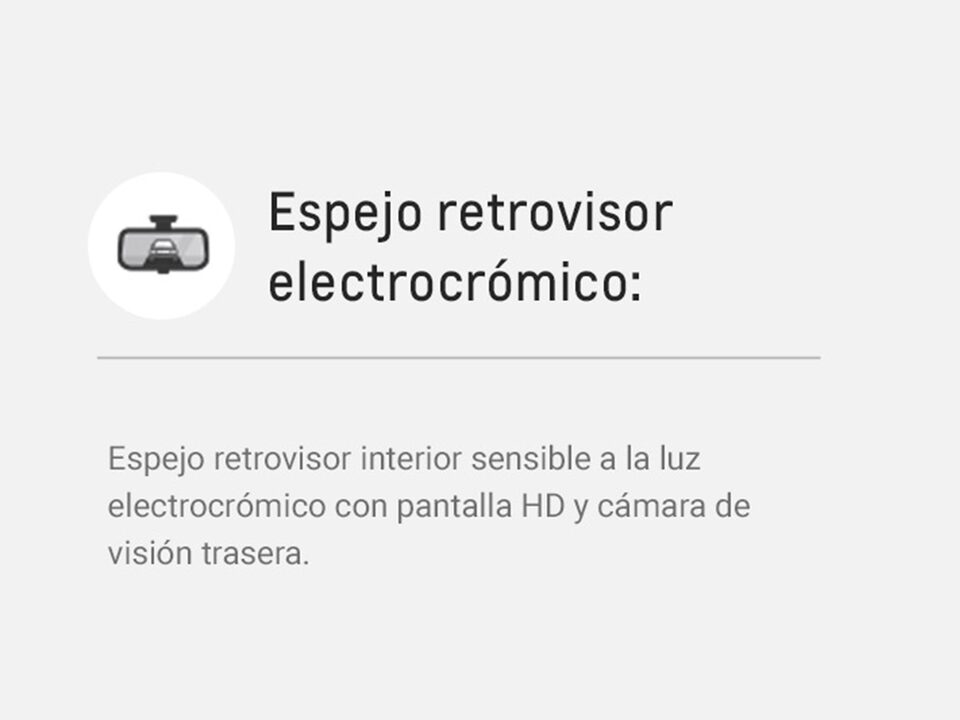 Espejo retrovisor electrocrómico sensible a la luz con pantalla HD para Chevrolet Camaro ZL1 2023, auto convertible