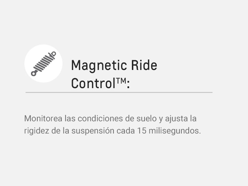 Magnetic ride control que monitorea las condiciones del suelo de Chevrolet Camaro ZL1 2023, auto convertible