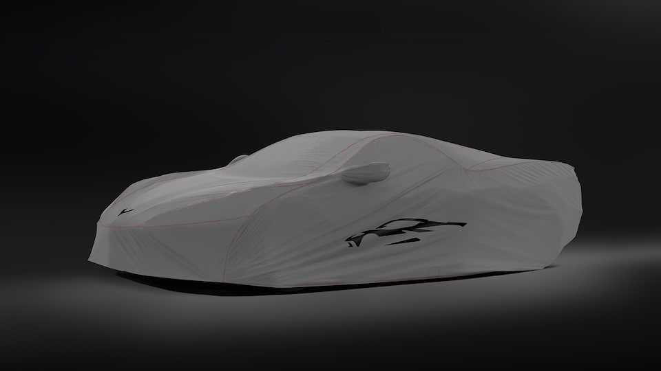 Cubierta gris para Chevrolet Corvette Stingray 2024, carro deportivo de lujo