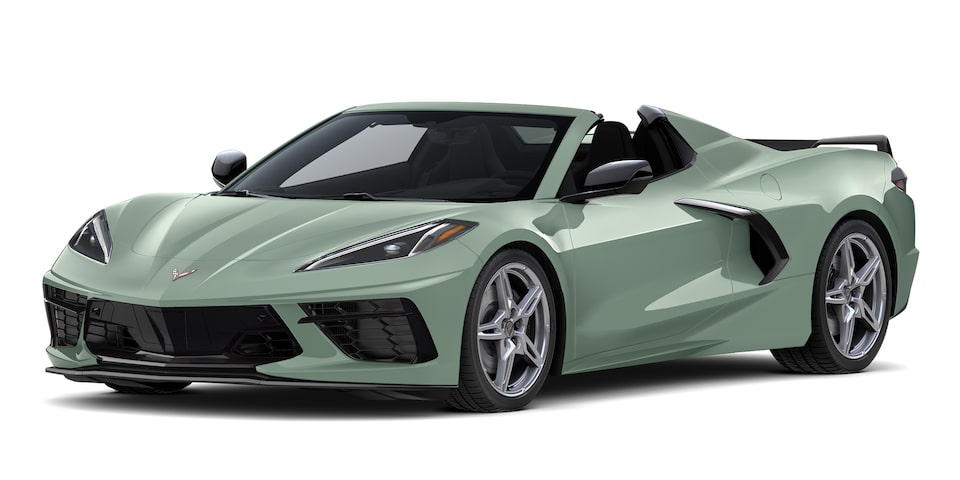 Chevrolet Corvette Stingray 2024 en color cacti green