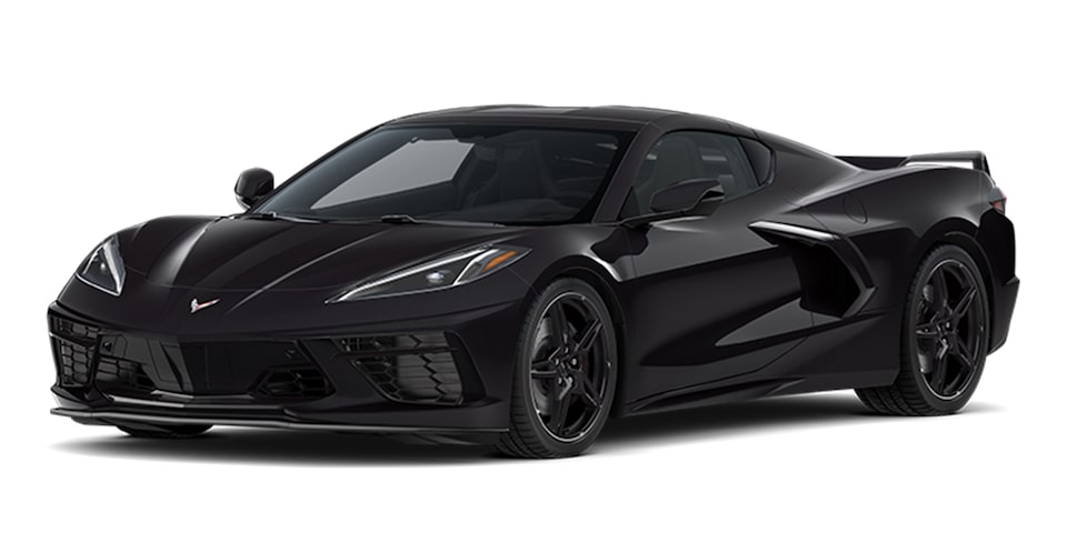 Chevrolet Corvette Stingray 2024 en color black