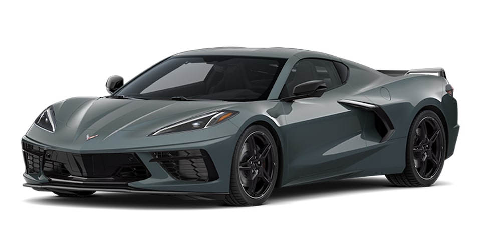 Chevrolet Corvette Stingray 2024 en color sea wolf gray