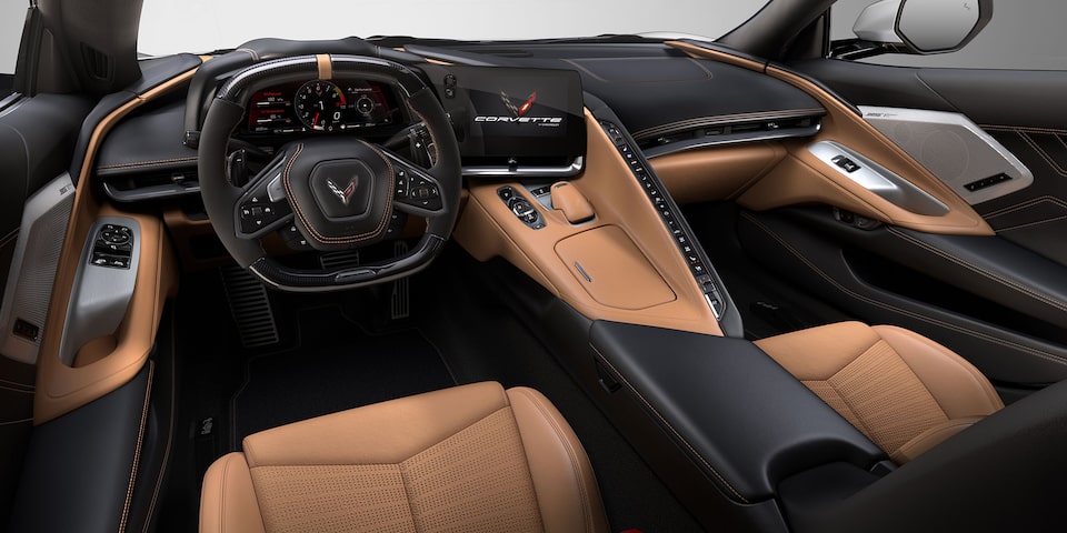Chevrolet Corvette Z06 2024 con interior jet black natural