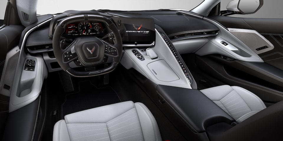 Chevrolet Corvette Z06 2024 con interior jet black cool gray