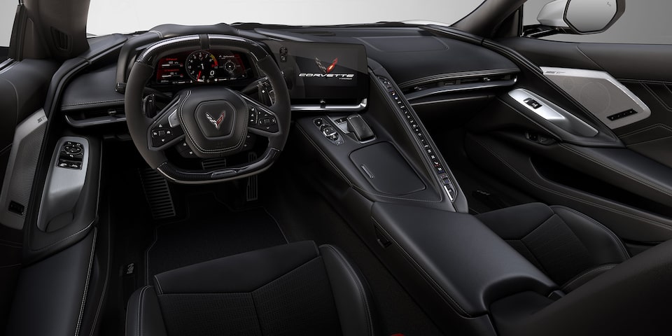 Chevrolet Corvette Z06 2024 con interior jet black