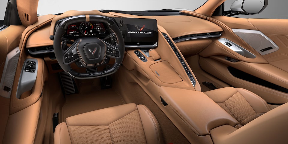 Chevrolet Corvette Z06 2024 con interior natural