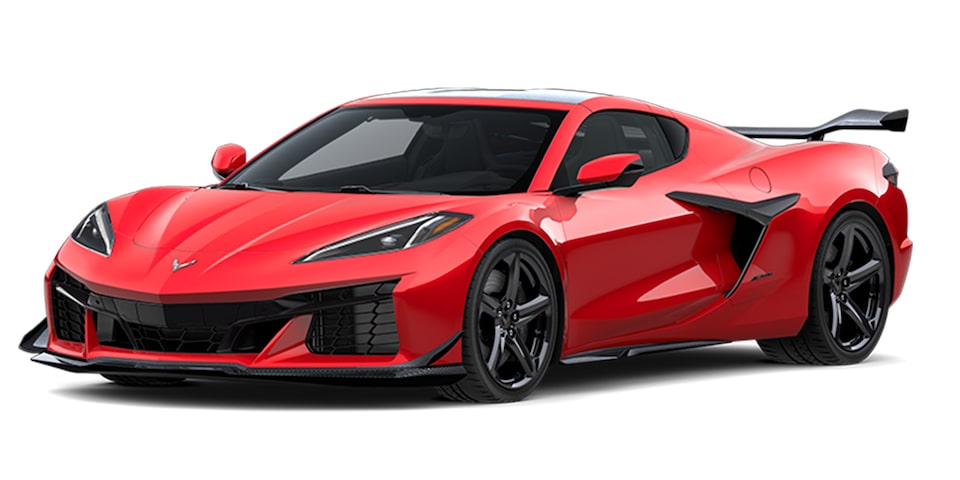 Chevrolet Corvette Z06 2024 en color torch red