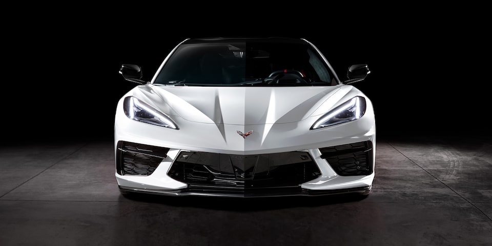 Corvette Stingray 2025, carro deportivo de lujo - vista delantera
