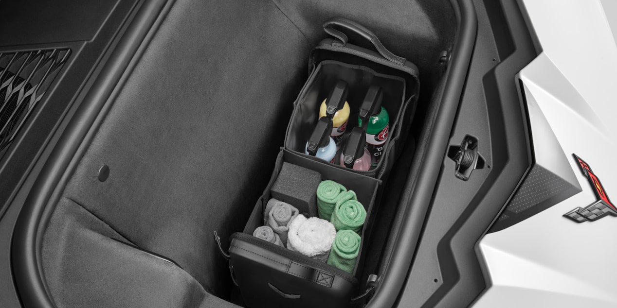 Organizador de cajuela con compartimentos para Corvette