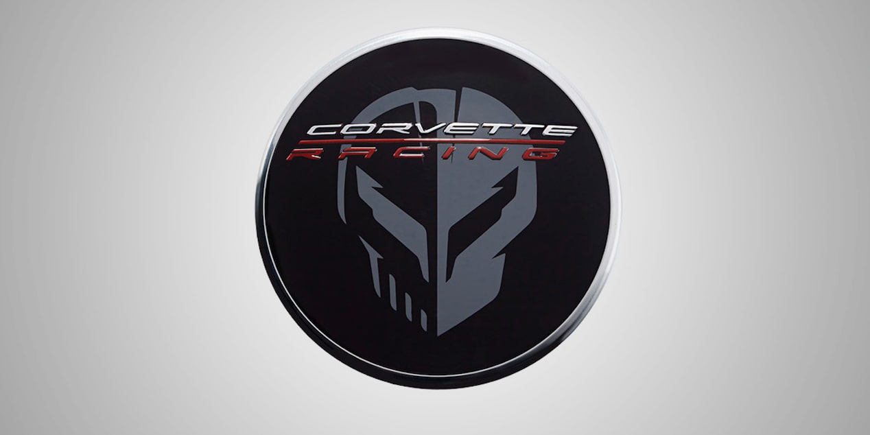 Centro de rin Corvette Racing en color negro