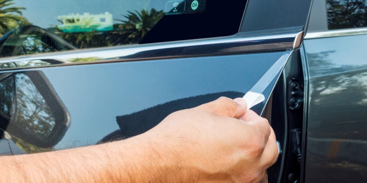 Cinta de protección de pintura para filos de puerta