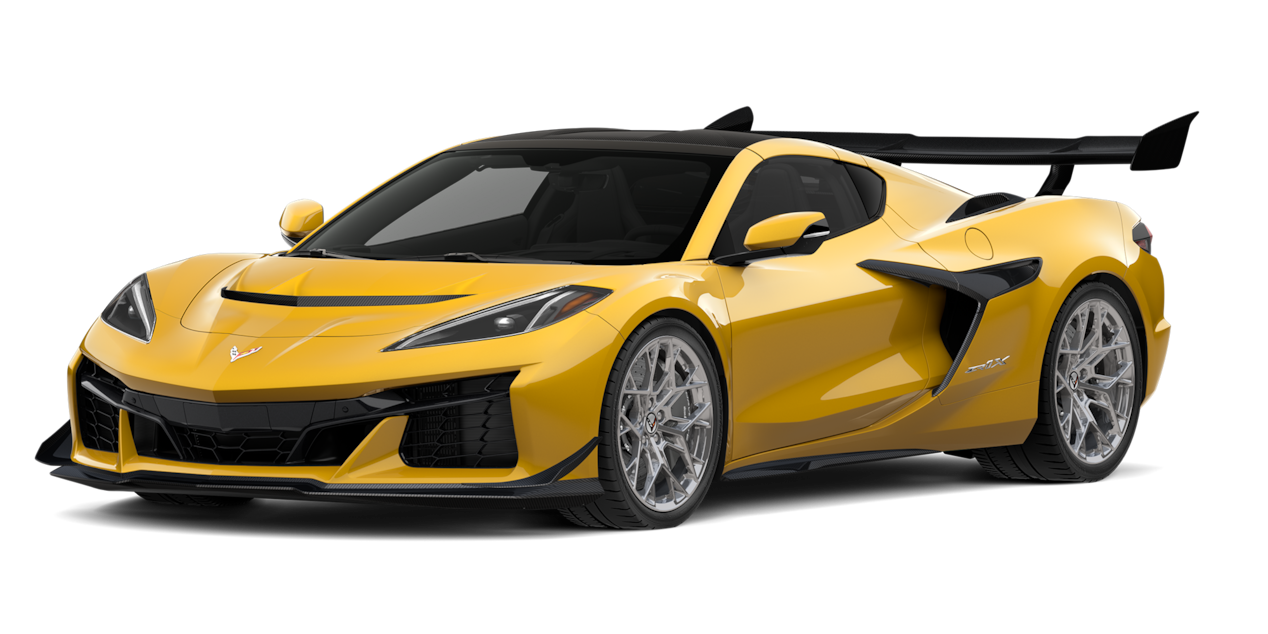 Corvette ZR1X en color Yellow Jacket Tint Metallic