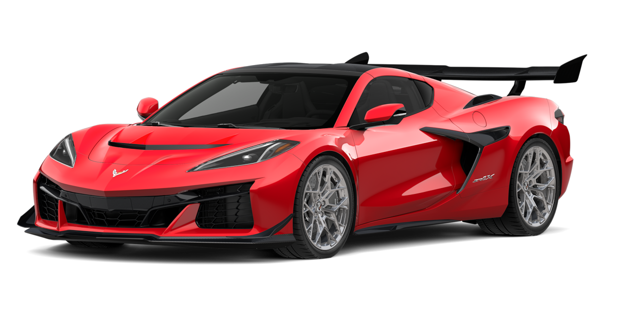 Corvette ZR1X en color Torch Red