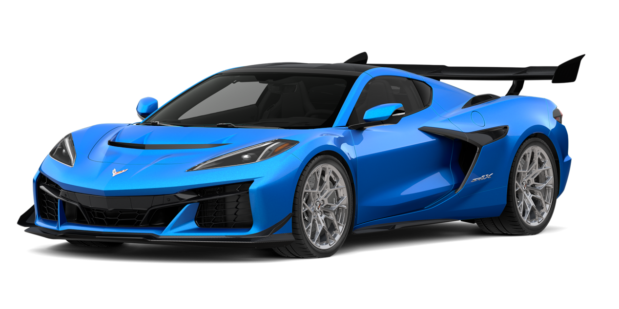 Corvette ZR1X en color Rip Tide Metallic