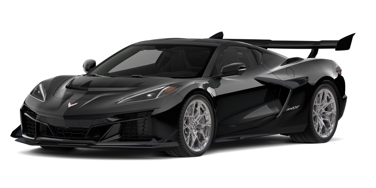 Corvette ZR1X en color black