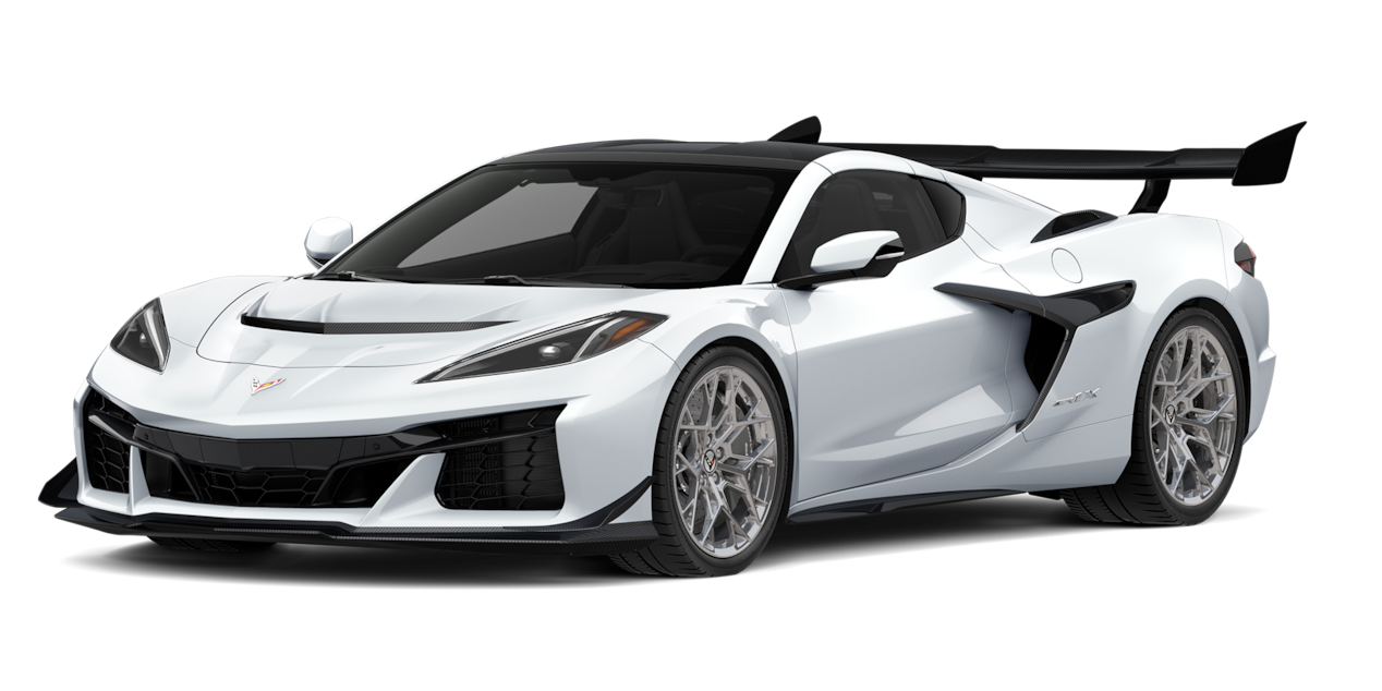 Corvette ZR1X en color Arctic White