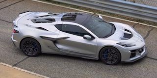 Vista superior del Corvette ZR1X mostrando líneas de diseño
