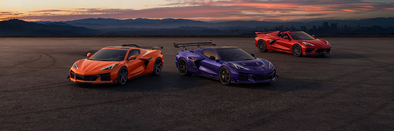 Gama Corvette incluyendo Stingray, Z06 y ZR1X