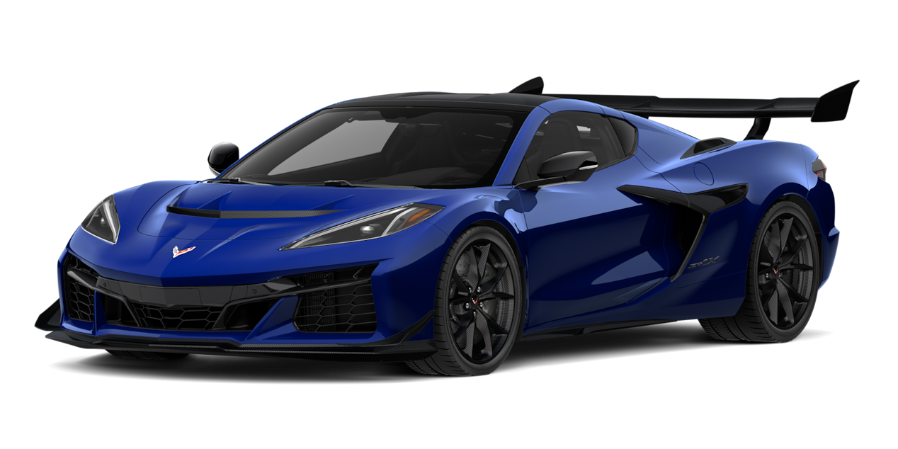 Corvette ZR1X en color Admiral Blue Metallic
