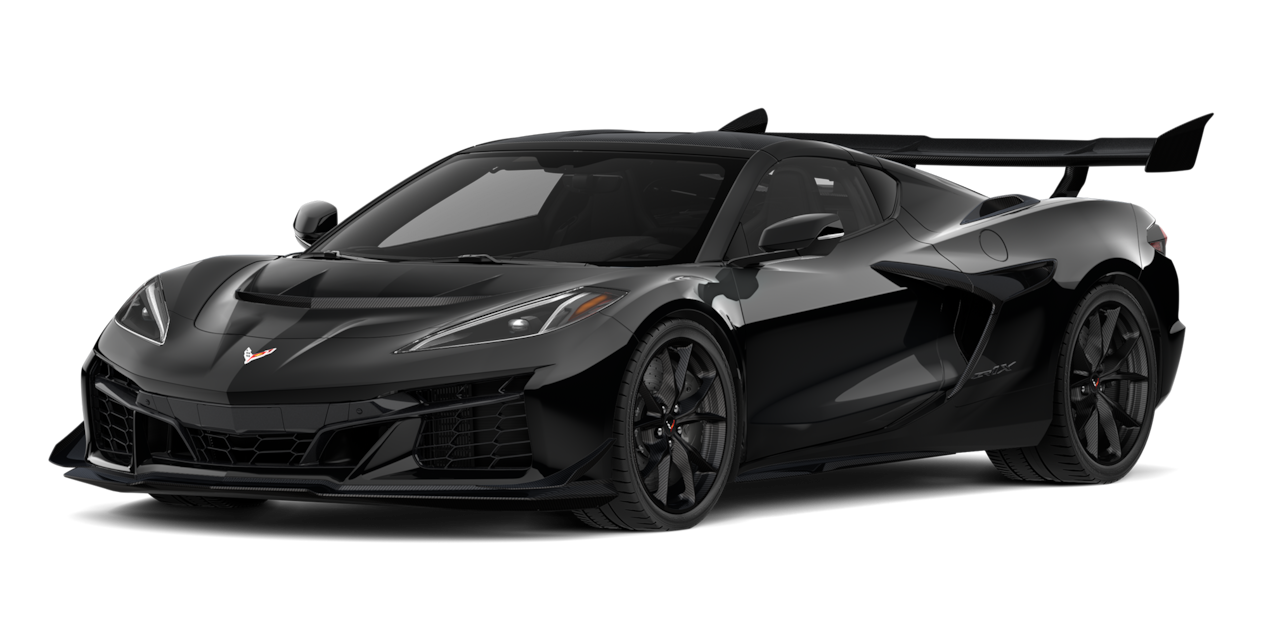 Corvette ZR1X en color black