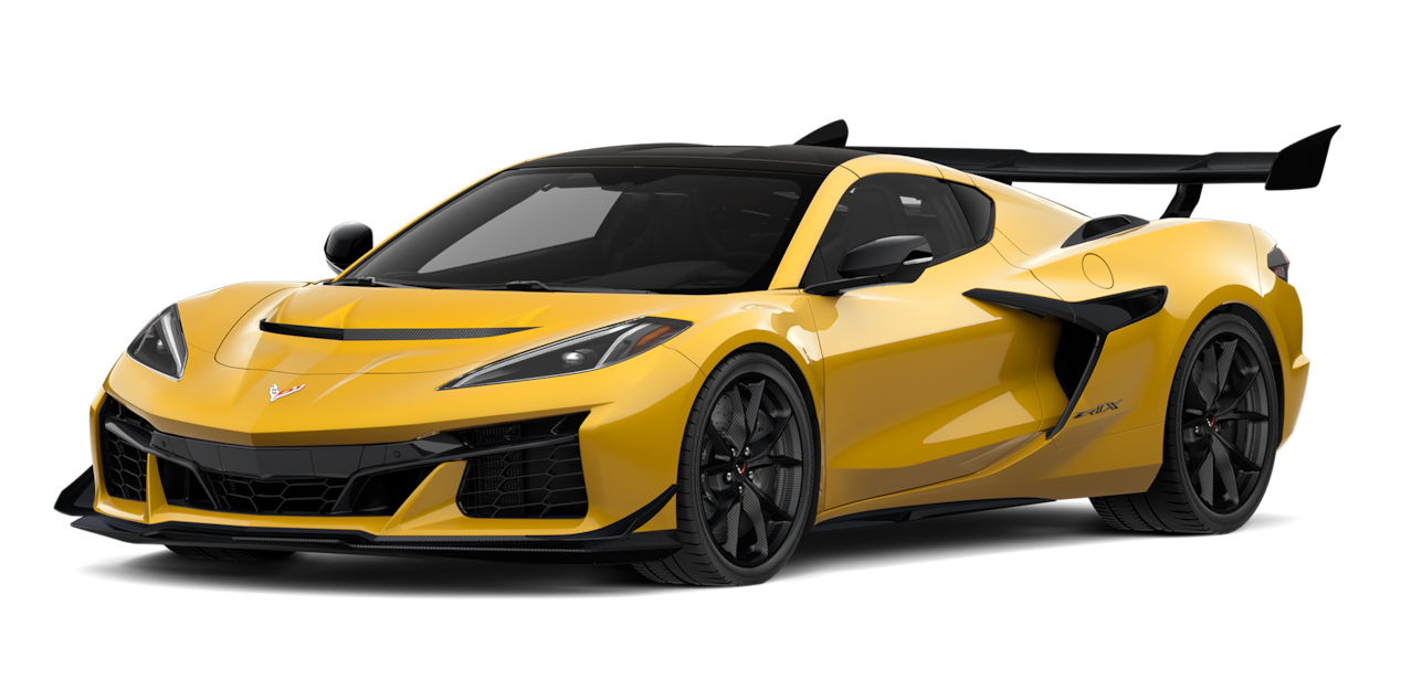 Corvette ZR1X en color Yellow Jacket Tint Metallic