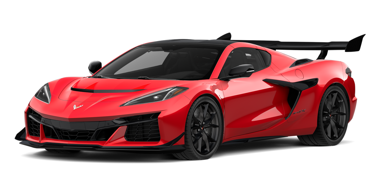 Corvette ZR1X en color Torch Red