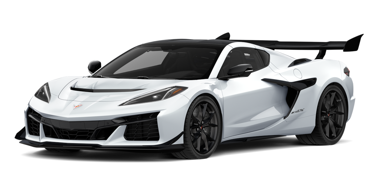 Corvette ZR1X en color Arctic White
