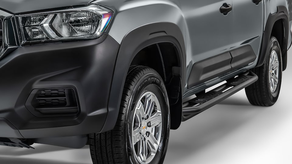 Fender flare es parte del kit apperance para Chevrolet S10 Max 2023, camioneta pickup 4 cilindros