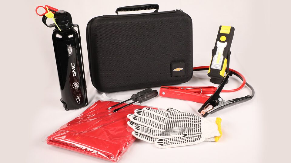 Kit de emergencia básico hecho para Chevrolet S10 Max 2023, camioneta pickup 4 cilindros