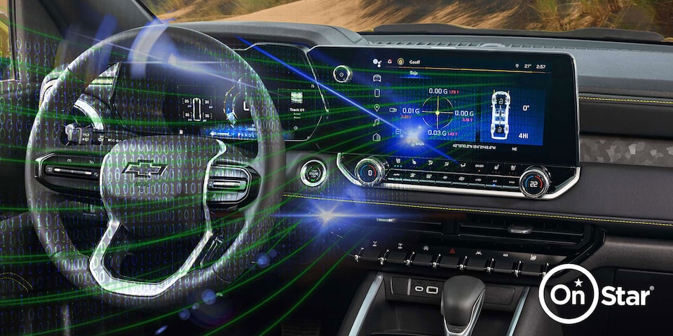 Conectividad Onstar, 12 meses de Internet ilimitado y plan Essentials, Chevrolet Colorado ZR2 2025, camioneta todoterreno 4x4