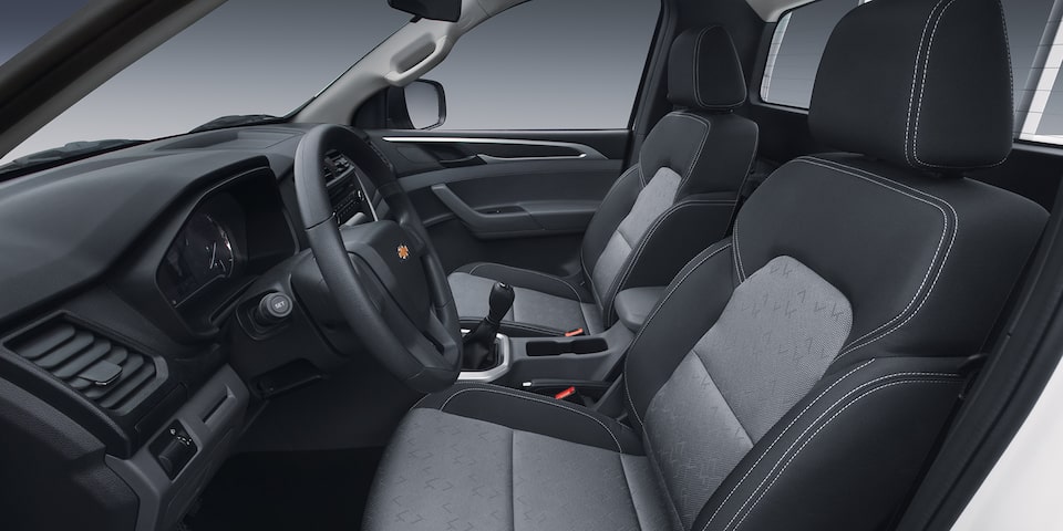 Pickup Chevrolet con interior Tela Gris