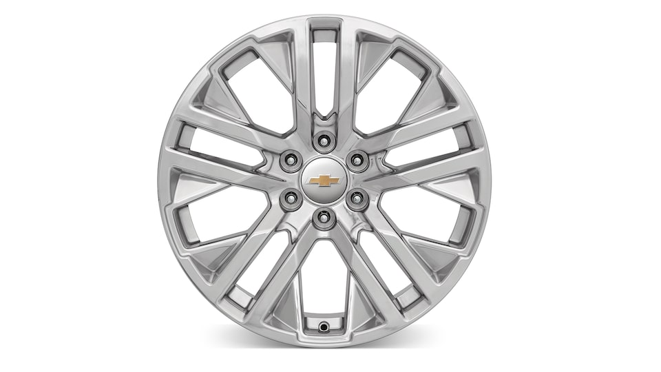 Rin en aluminio de 22 pulgadas cromado de 6 brazos para tu camioneta Chevrolet Silverado 2025
