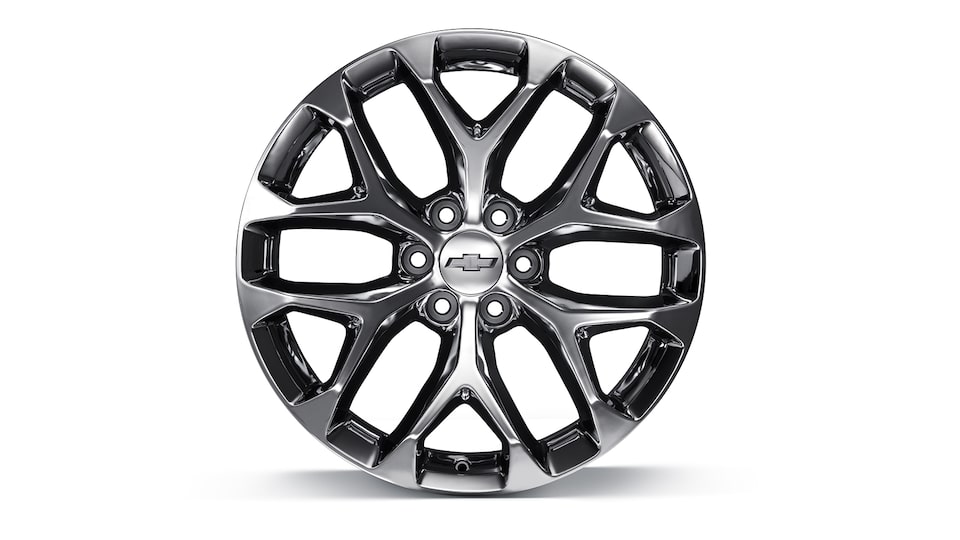 Rin en aluminio de 22 pulgadas cromado de 6 brazos para Chevrolet Silverado Turbo 2025, camioneta de trabajo