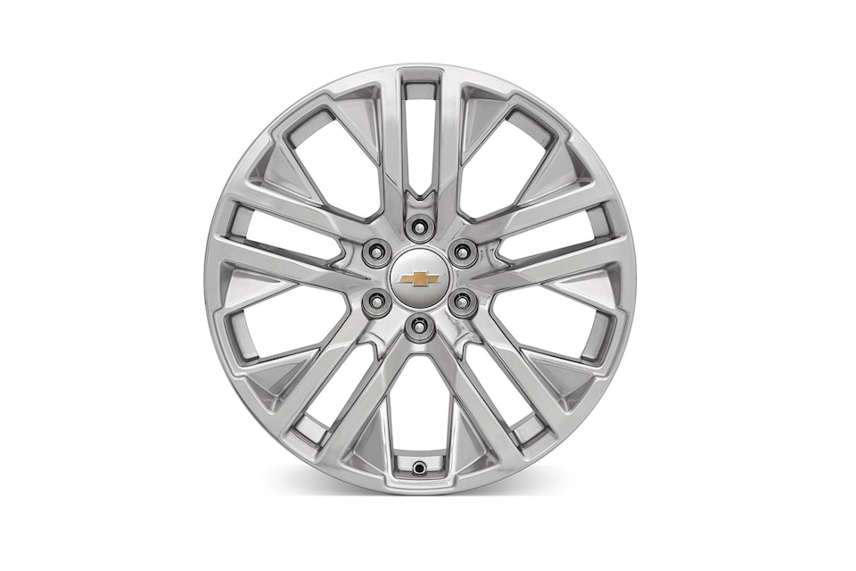 Rin de aluminio de 22 pulgadas cromado de 6 brazos para Chevrolet Cheyenne ZR2 BISON 2025, camioneta pickup