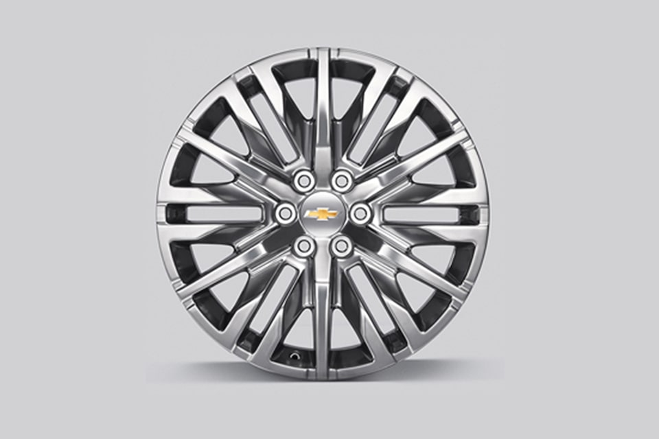 Rin de aluminio de 22 pulgadas pulido de 6 brazos para Chevrolet Cheyenne ZR2 BISON 2025, camioneta pickup