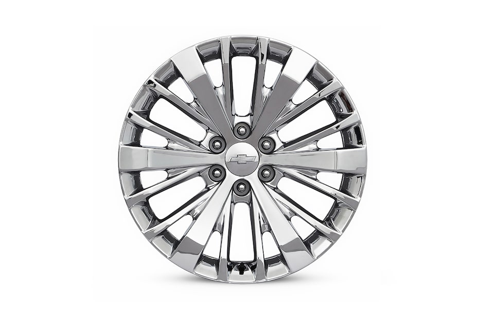 Rin de aluminio de 22 pulgadas cromado de 6 brazos (diseño 3) para Chevrolet Cheyenne ZR2 BISON 2025, camioneta pickup