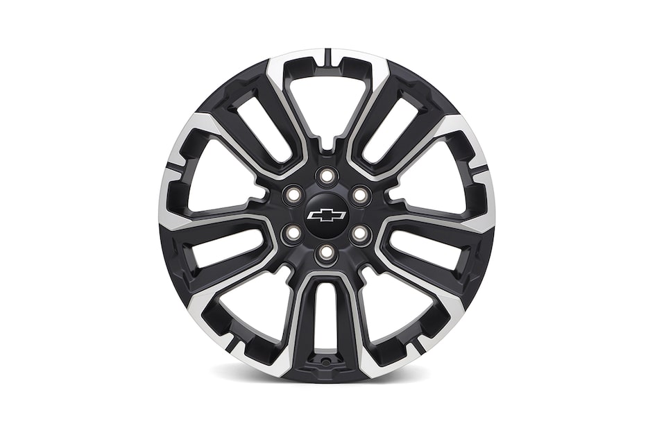 Rin de aluminio de 22 pulgadas con insertos en aluminio de 5 brazos para Chevrolet Cheyenne ZR2 BISON 2025, camioneta pickup
