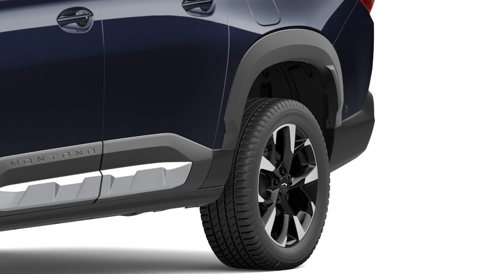 Fender flares para complementar el aspecto de los neumáticos de tu pickup compacta Chevrolet Montana 2025