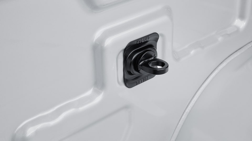 Anillos de amarre negros, accesorio para la caja de Chevrolet Silverado 2025, camioneta de trabajo