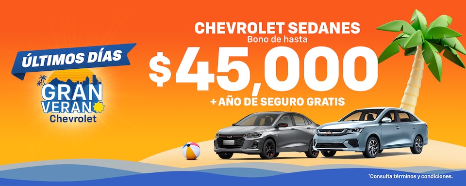 Autos Chevrolet, promoción Gran Verano 2025